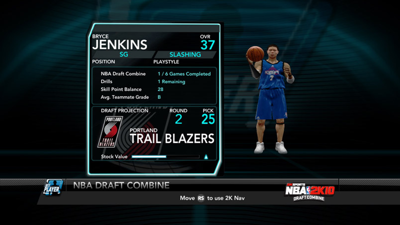 Illustration for article titled NBA 2K10: Draft Combine Gives Fans A Head Start